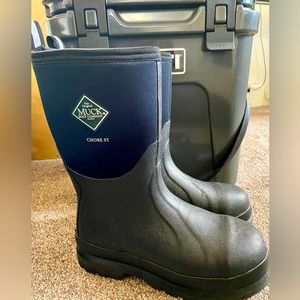 The Original Muck Boot Company Chore Boot Steel Toe Work Boots M7 W8 EU39/40